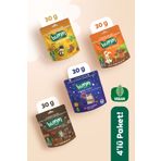 Humm Organic Organik Vegan Puf & Glutensiz Kek Atıştırmalık Paketi - 4 adet (4 çeşit)