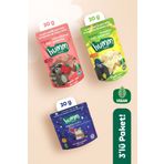 Humm Organic Organik Vegan Puf & Meyveli Mini Küpler Atıştırmalık Paketi - 3 Adet (3 çeşit)