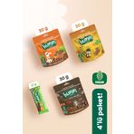 Humm Organic Organik Vegan Yulaf Bar & Glutensiz Kek Atıştırmalık Paketi - 4 adet (4 çeşit)