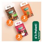 Humm Organic Organik Vegan Zencefilli Keçiboynuzlu ve Portakallı Tatlı Kurabiyeler Atıştırmalık Paketi - 6 Adet (3 Çeşit)