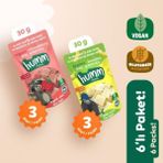 Humm Organik Glutensiz Vegan Mini Küpler Atıştırmalık Paketi - 6 Adet (2 Çeşit)
