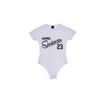 Hummel 910402-9001 Beyaz Flana Atlet Kadın Body