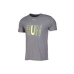 Hummel 911043-2007 Bisiklet Yaka Gri Erkek T-Shirt
