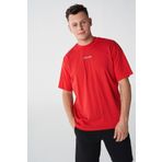 Hummel 911856-3658 Kırmızı Erkek T-shirt