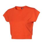 Hummel Allessıa Crop T-Shırt S/S Kadın Kısa Kol T-Shırt Turuncu S