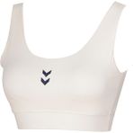 Hummel Bra Sajar Kadın Ekru Yuvarlak Yaka Atlet