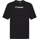 Hummel Erkek Oversize Kısa Kollu T-Shirt Siyah Renkli Rahat Kesim Günlük Kullanım İçin - 0 Siyah