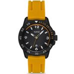 Hummel HM-3000MA-5 Erkek Siyah Sarı Kol Saati