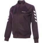 Hummel Hmlgenesa Zip Kadın Eşofman Üstü 921773-4073 Mor Renk Düz Desen ile Rahat Kullanım - XL