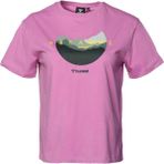 Hummel Hmlhelenium SS Kadın Mor T-Shirt 911727-9857 - XS