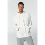Hummel Johns Oversize Erkek Beyaz Kapüşonlu Sweatshirt