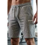 hummel Jullian Erkek Gri Lastikli Bel Cepli Antrenman ve Koşu Şortu