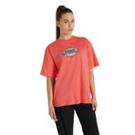 HUMMEL KADIN KISA KOL T-SHIRT HMLPATEZ OVERSIZE T-SHIRT S/S 912150 DUBARRY XS