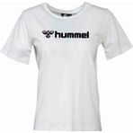 Hummel Kadın T-Shirt Kırık Beyaz Rahat Kesim ve Günlük Kullanım İçin Uygun Tasarım - XL