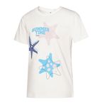 HUMMEL KIZ ÇOCUK KISA KOL T-SHIRT HMLGENA T-SHIRT S/S 912099 OFF WHITE 10