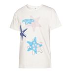 HUMMEL KIZ ÇOCUK KISA KOL T-SHIRT HMLGENA T-SHIRT S/S 912099 OFF WHITE 14