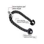 Hummel Krom Kaplama Çelik Kopçalı Profesyonel Triceps Çekiş Halat