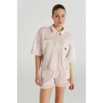 Hummel Lına Kadın Fermuarlı Sweatshirt Şık Kesim ve Yumuşak Dokusu ile Rahat Kullanım - XL - Pembe