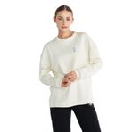 Hummel Melton Kadın Ekru Bisiklet Yaka Sweatshirt, M