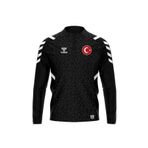 hummel Milli Takım Antrenman Eşofman Üstü Forma Siyah