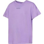 Hummel Peter Oversize Erkek Çocuk Mor Yuvarlak Yaka Tişört - 14 Yaş