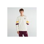 Hummel Seal Erkek Ekru Bisiklet Yaka Sweatshirt