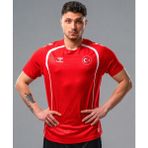 Hummel Target Milli Takım T-Shirt (Isteğebağlı Isim ve Numara Baskısı Hediyemizdir) - Kırmızı - Beyaz