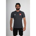 Hummel Tff Hakem Armin Pamuklu Bebe Yaka Tişört Antrasit Xl