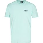 Hummel Trinar Erkek Turkuaz Yuvarlak Yaka Tişört - XL