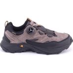 Humtto 20363 Su Geçirmez Deri Erkek Trekking Spor Ayakkabı - Vizon - Siyah