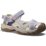 Humtto HM9602B Burnu Kapalı Cırtlı Bej Lila Kadın Outdoor Trekking Plaj Spor Sandalet - Bej - Lila