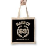 Humuts 1969 Made In 69 All Genuine Parts Bez Kadın Günlük Çanta