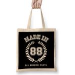 Humuts 1988 Made in 88 All Genuine Parts Bez Kadın Günlük Çanta