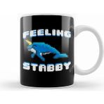 Humuts Adorable Feeling Stabby 8 Bit Narwhal Funny Whale Kupa Bardak