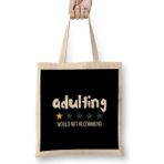 Humuts Adulting Would Not Recommend Bez Uzun Saplı Açık Bej Rengi Çanta