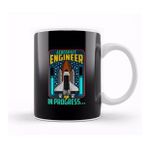 Humuts Aerospace Engineer In Progres Spaceship Rocket Kupa Bardak