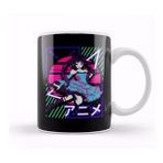 Humuts Aesthetic Vaporwave Anime Girl Edm Dance Music Kupa Bardak