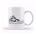 Humuts Air Jordan 1 Mid Smoke Grey Kupa Bardak
