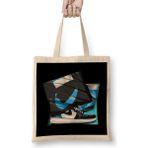 Humuts Air Jordan Blue Retro Sneakers Number One In The World Basketball Bez Çanta
