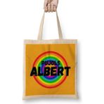 Humuts Albert Pujols Carton Art Baseball Gifts Vintage Retro Rainbow for Boys and Dad Bez Çanta