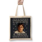 Humuts All I Want for Christmas is Louis Theroux Knit Pattern Bez Çanta