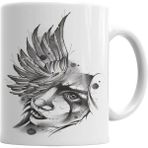 Humuts Angel Sketch Beyaz Kupa
