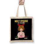 Humuts Anime Girl Next Episode Is Calling Sleep Can Wait Bez Kadın Günlük Çanta