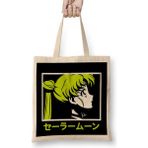 Humuts Anime Sailor Moon Bez Uzun Saplı Açık Bej Rengi Çanta