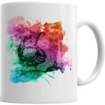 Humuts Aquarele Bird Kupa Bardak