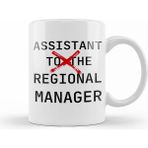 Humuts Assistant To The Regional Manager Tee Funny Office Tee Beyaz Kupa