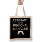 Humuts Assistant To The Regional Manager Tee Funny Office Tee Bez Kadın Günlük Çanta