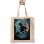 Humuts Avatar The Last Air Bender Sign Symbol Bez Uzun Saplı Açık Bej Rengi Çanta