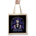 Humuts Awesome Gothic Angel Girl Wings Flowers Bez Uzun Saplı Açık Bej Rengi Çanta