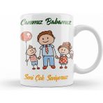 Humuts Babalar Günü Babaya Hediye 05 Kupa Bardak